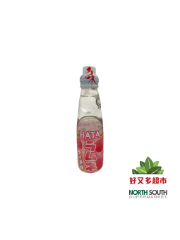 日本弹珠汽水(荔枝味碳酸饮料)/200ML*30/BEBIDA DE RAMUNE SABOR A LICHEE DE JAPONES HATA