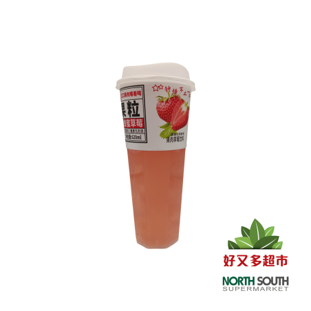 爱尚星期8蜂蜜草莓(果肉草莓饮料) 620ML*15/BEBIDA DE FRUTA SABOR A MIEL Y FRESA CON AZÚCAR Y EDULCORANTES