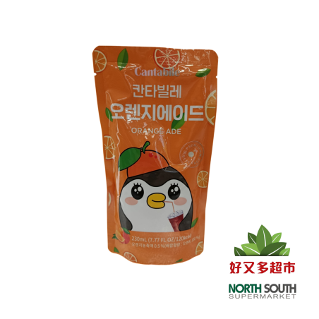 [B03-0351] (CANTABILE) BEBIDA REFRESCANTE CON SABOR A NARANJA 230ML