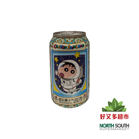 蜡笔小新芭乐果汁气泡饮料 330ML*24/BEBIDA SABOR A GUAYABA CON AZÚCAR Y EDULCORANTE