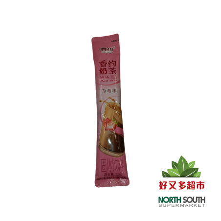 香约奶茶草莓味(奶茶固体饮料) 22G*30*5/BEBIDA INSTANTANEA SABOR A FRESA