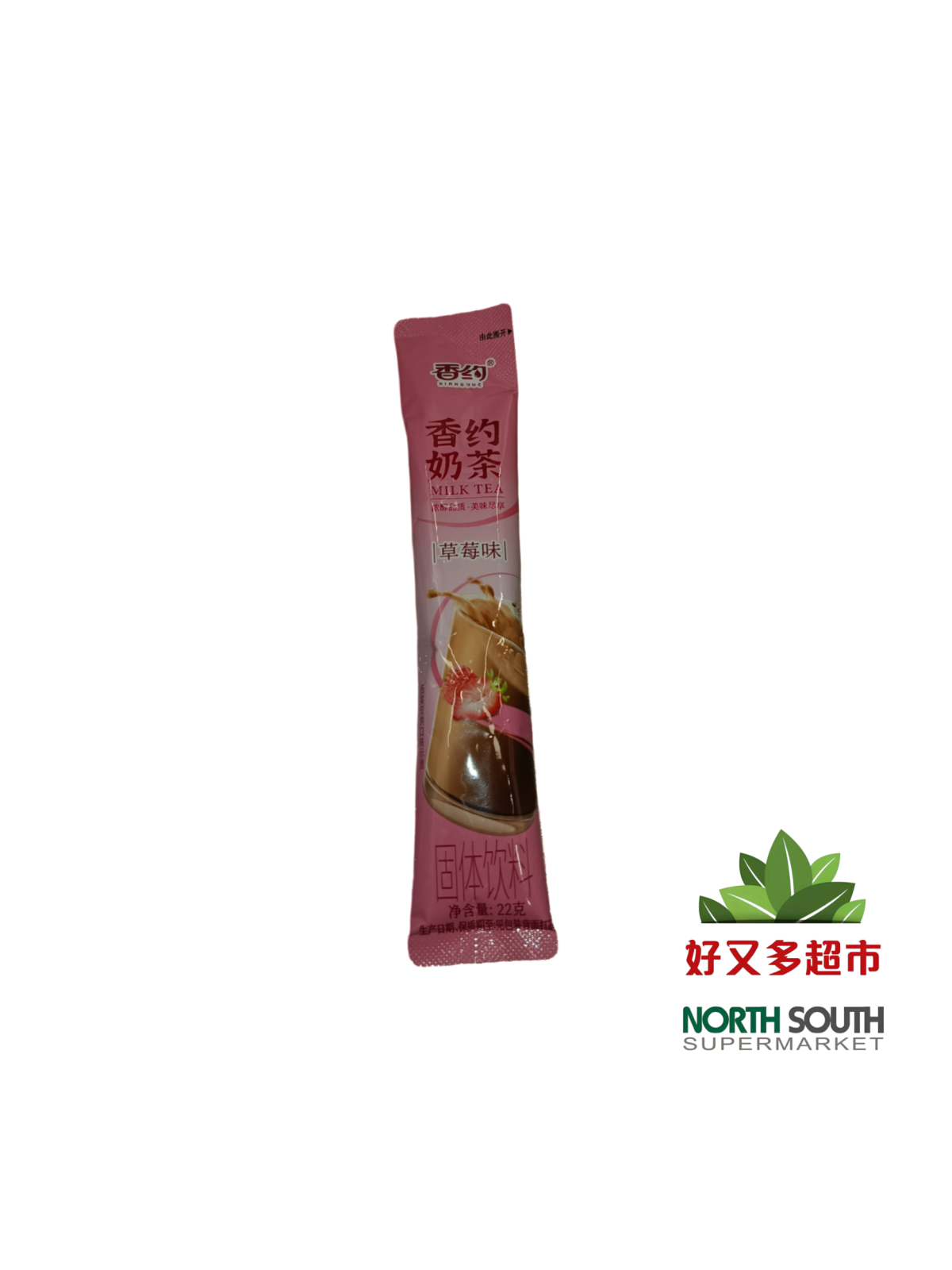 香约奶茶草莓味(奶茶固体饮料) 22G*30*5/BEBIDA INSTANTANEA SABOR A FRESA